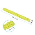 thumbnail image 2 of Uxcell Survival Paracord Bracelets, Multi-purpose Paracord Cord Bracelet, Light Green, 2 of 5