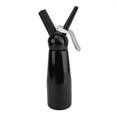 thumbnail image 1 of Dispensador De Crema Batida De Aluminio Negro De 500 Ml, Adecuado Para Bebidas De Crema De Capuchino Y Elaboración De Pasteles, Ideal Para Uso Doméstico O En La Tienda De Postres, 1 of 7