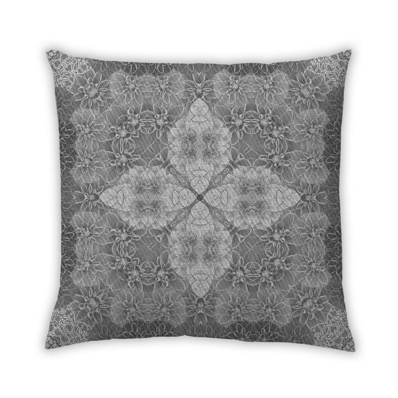 Ahgly Company Outdoor Square Contemporary Throw Pillow, 18 inch by 18 inch