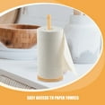 thumbnail image 3 of TEHAUX 3-Pack Paper Towel Holders for Kitchen and Bathroom, Light Brown, and Sturdy Design, 3 of 8