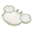 thumbnail image 1 of Assiette en Silicone pour Succion de Bébé, Assiette à Succion en Forme de Crabe avec Assiette Compartimentée en Silicone, Assiettes à Succion pour Tout-Petits, Performance Éprouvée, 1 of 7