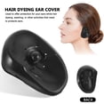 thumbnail image 2 of LEORX Hair Dyeing Accessories Reusable Ear Covers for Hair Dye Black Soft Plastic 6Pcs, 2 of 6