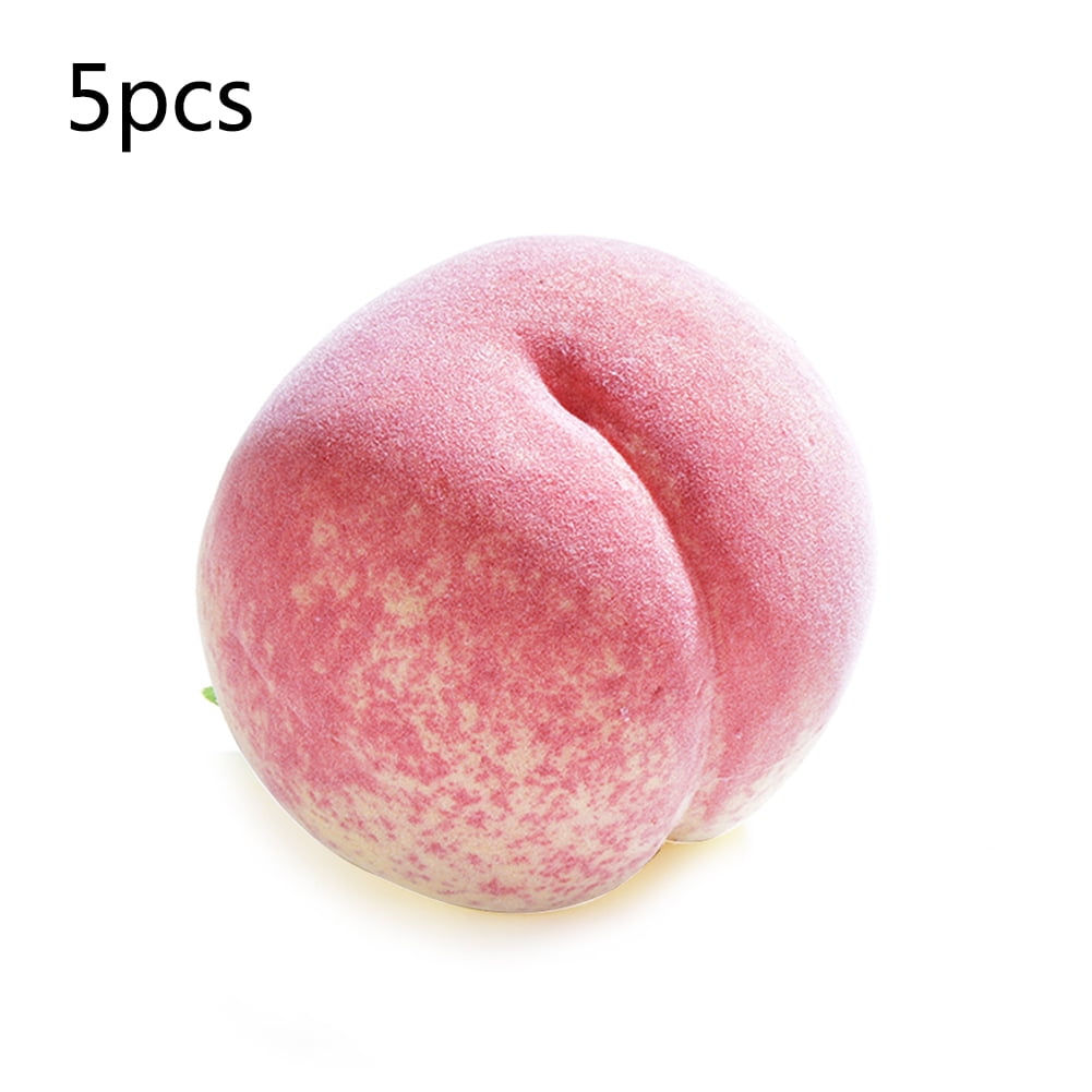 Simulation Artificial Peach Fake Fruit Home House Kitchen Party