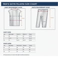 thumbnail image 5 of Up2date Fashion Pajamas Set Mens Silk Satin Long Sleeve Loungewear Two-Piece Sleepwear Button-Down Pj with Full Pants, 5 of 5