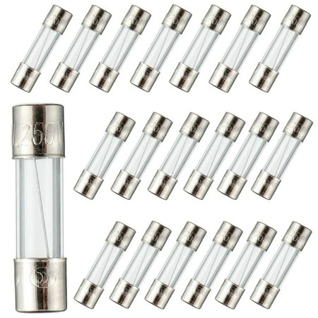 

5x20mm 3 A 3 amp 250 V 0.196x0.787 Inch F3AL250V Fast Blow Glass Fuses(Pack of 20 Pcs)