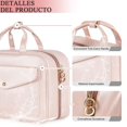 thumbnail image 3 of Neceser de Viaje para Mujer 5 Piezas, Bolsa de Aseo Impermeable con Gancho Colgante, Organizador Cosméticos Grande Capacidad para Maquillaje, Artículos de Tocador, Viajes, Gimnasio, Regalo Mujer, 3 of 6