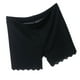 thumbnail image 4 of Calzoncillos para mujer Bragas de talla grande de seda helada Calzoncillos tipo bóxer de seguridad transpirables Ropa interior de lencería, Negro, XXL AweSitey AP001217-05B, 4 of 7