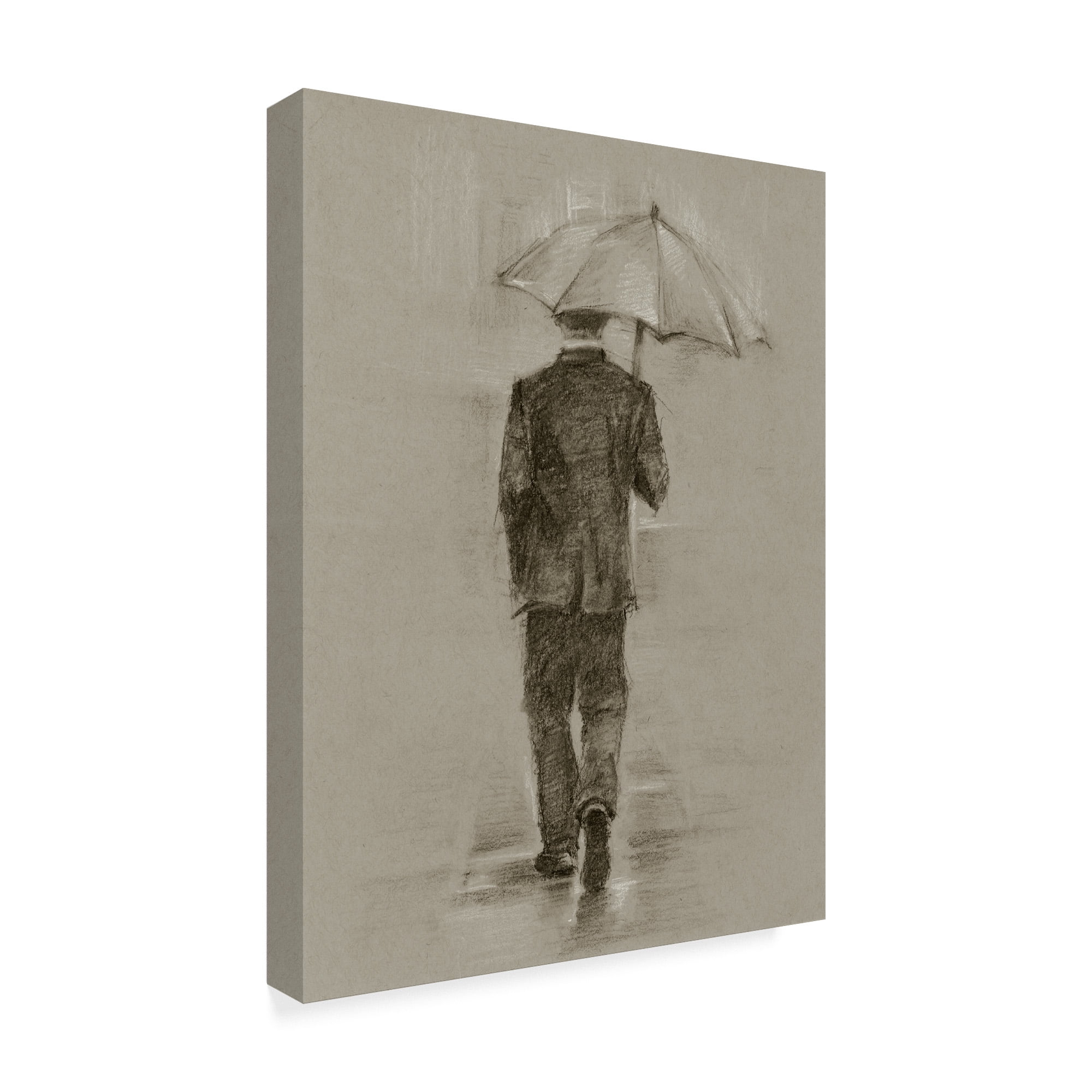 Trademark Fine Art 'Rainy Day Rendezvous II' Canvas Art by Ethan Harper
