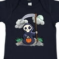 thumbnail image 4 of Inktastic Halloween Trick or Treating Cute Grim Reaper Boys or Girls Baby Bodysuit, 4 of 5