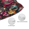 thumbnail image 5 of Salouo Monstrous Cartoon Characters Pattern Pillow Cases,1PC Pillow Covers with Envelope Closure Decorative Pillow Case for Bed Couch,Pillows Not Included-16"x24", 5 of 6