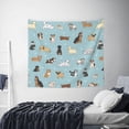thumbnail image 6 of Balery Dog Pets Pattern Tapestry 60x51 Inches - Large Wall Hanging Tapestry for Bedroom, Living Room, Dorm Decor - Artistic and Aesthetic Room Decor, 6 of 9
