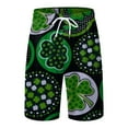 thumbnail image 5 of TSADFHJI Ensemble de Pyjama pour Hommes Imprimé Jour de la Saint-Patrick Col Rond Manches Courtes Short TTTG Gris, 5 of 5