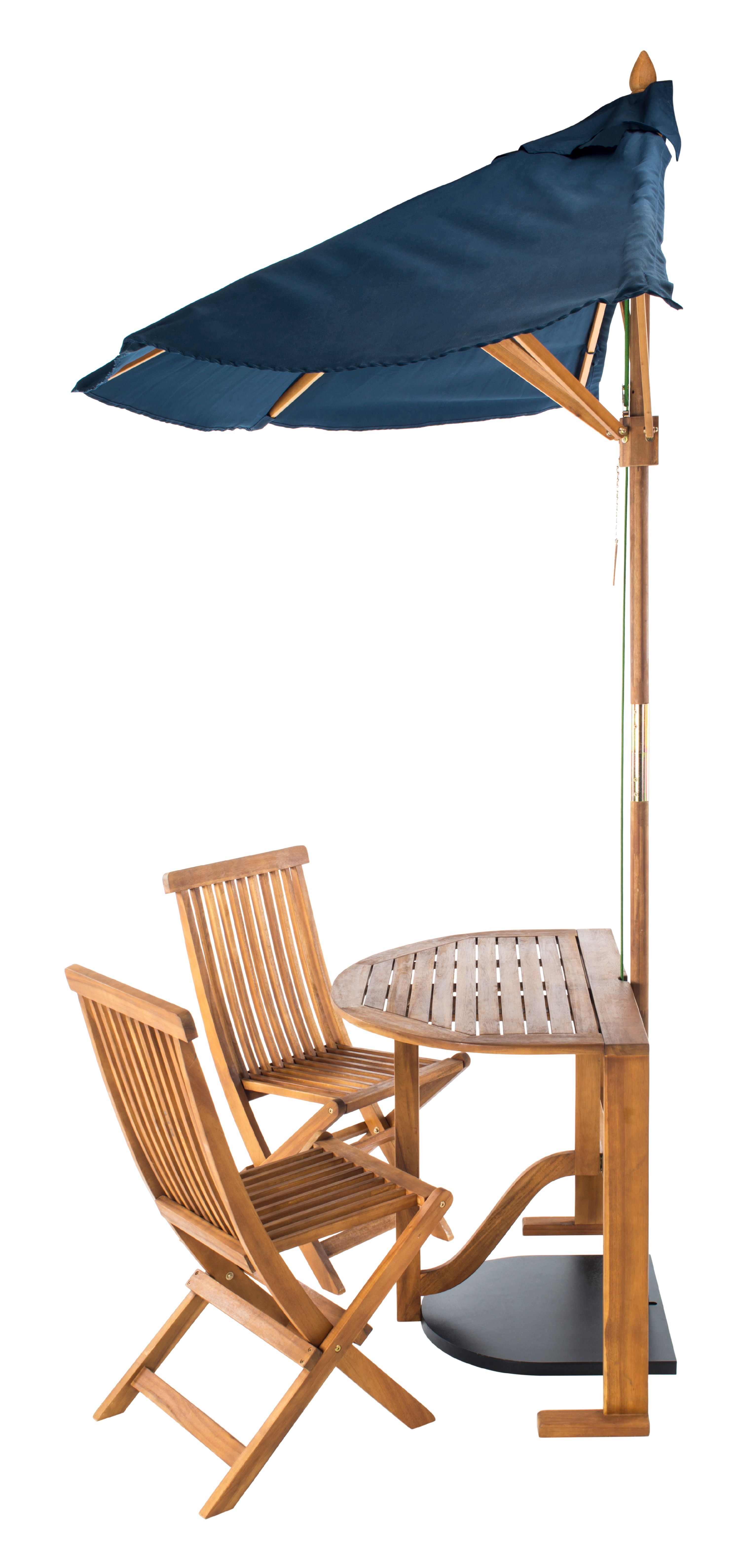 safavieh ozark 4 piece outdoor set on Safavieh Evert 3 Piece Outdoor Modern Half Patio Set And Umbrella Walmart Com Walmart Com