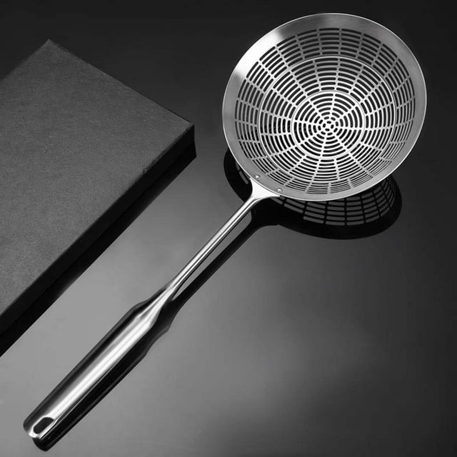 304 Stainless Steel Mesh Colander Spoon for Soup, Noodles, and Vegetable Washing