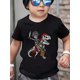 thumbnail image 1 of Halloween T-shirt -Whimsical Pirate - Outfitted Skeleton Riding Skeleton T - Rex, Bold Halloween - Themed Graphic Boys' T - Shirt, 1 of 6