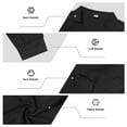 thumbnail image 7 of RongHuan Waffle Shirts for Men Stylish V Neck Textured Tops Classic Fit Long Sleeve Tshirt Solid Color Shirt, 7 of 7