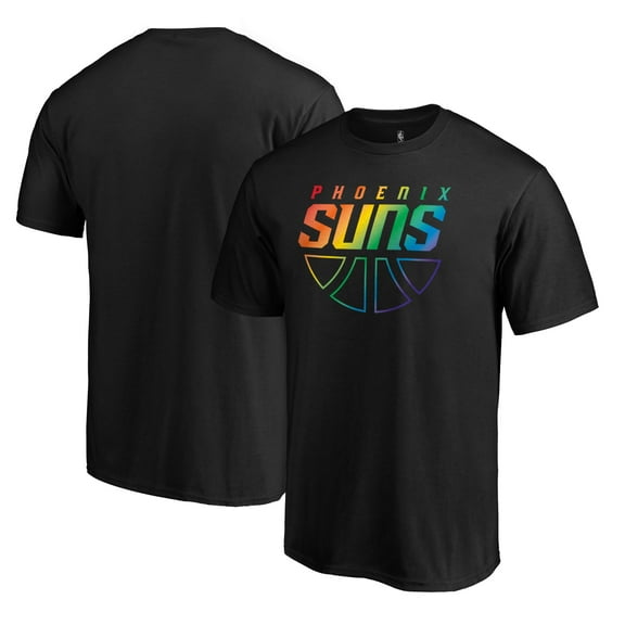 Men's Black Phoenix Suns Team Pride Wordmark T-Shirt