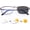 Photochromic/Dual Purpose, variant on Mens Blue Light Glasses Men Computer Gaming BlueLight Blocking Glasses Metal Anti Clear Lens Eye Protection