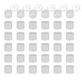 thumbnail image 1 of 36pcs 18/410 Flips Top Caps for Bottles Replacement Plastic Reusable Non-Spill Bottle Lid , Clear, 1 of 5