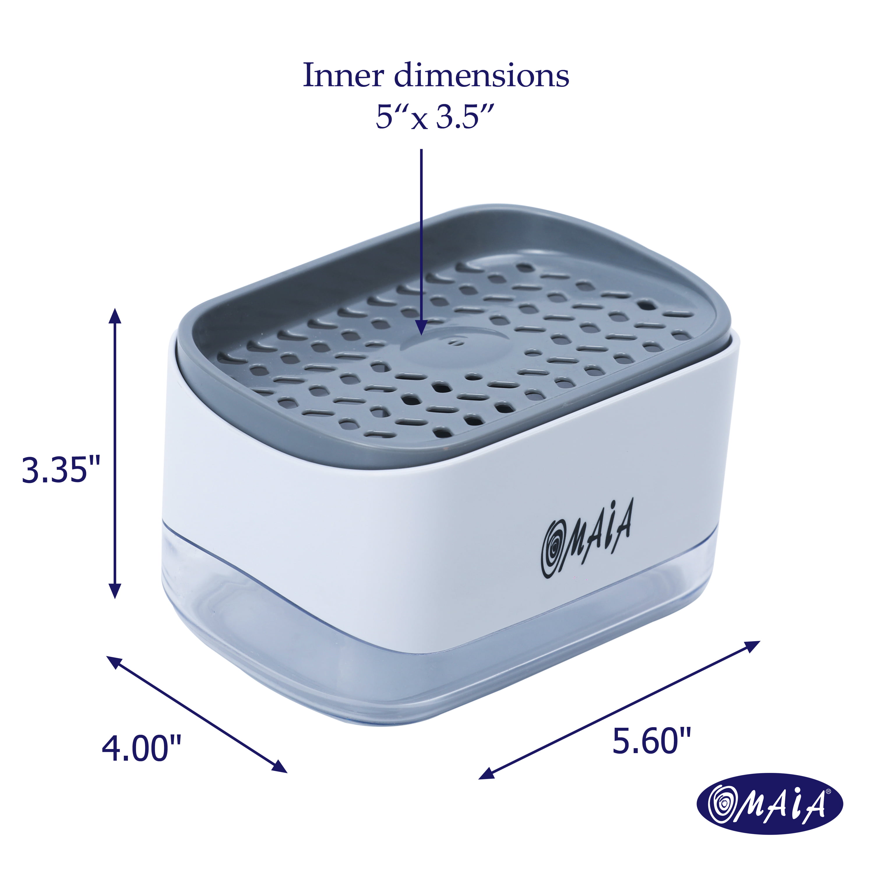  OMAIA Dish Soap Dispenser for Kitchen Sink - Blue Kitchen  Gadgets 2023 - dishwashing Liquid Dispenser for Kitchen - Sink Countertop  Organizer - Kitchen Soap Dispenser with Sponge Holder : Home & Kitchen