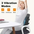 thumbnail image 4 of Heated Lumbar Support Pillow with Vibration for Office Chair, Back Massager for Desk Chair Sofa, Gifts for Mom Dad Women Men, 4 of 9