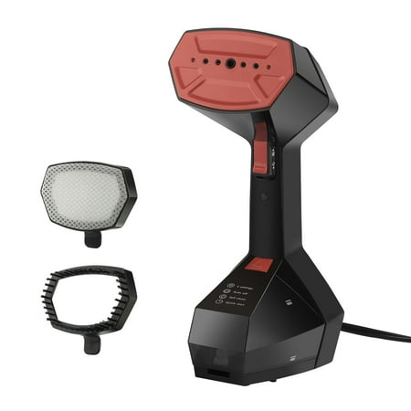 Sunbeam Professional 1575W Handheld Steamer, Variable Temperature Control, Black and Red Finish