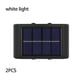 thumbnail image 3 of Inteprter 2 piezas de luces de pared con energía Solar para el hogar, Patio exterior, Patio, camino, detección de luz, lámpara impermeable, accesorio de Iluminación y accesorios Blanco Inteprter HA066654-01B, 3 of 6