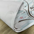 thumbnail image 5 of Ambesonne Dragonfly Place Mats Set of 4, Grunge Flower Buds, Standard Size, Pale Pink Brown Mint, 5 of 6