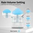 thumbnail image 2 of Rain Cloud Humidifier and Essential Oil Diffuser, 3-in-1 Desk Lamp with 7-Color Night Light & Soothing Rain Sounds for Relaxation and Sleep,CH06 White Remote - Control Version, 2 of 18