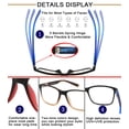 thumbnail image 4 of Gafas de lectura Readersoul, paquete de 4 unidades, para hombre con aumento de 4,0, 4 of 6