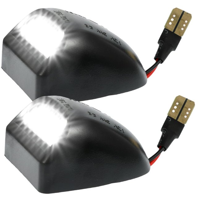 MesaSe 2Pcs License Plate Light Compatible with Avalanche 1500 2002-2013 Waterproof LED Number License Plate Light Bright White 6500K Car Number Plate Lamp for Car Auto