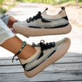 thumbnail image 6 of Breathable Lace Up Platform Casual Walking Shoes Comfortable Lightweight Sneakers for Everyday Wear Women's, 6 of 9