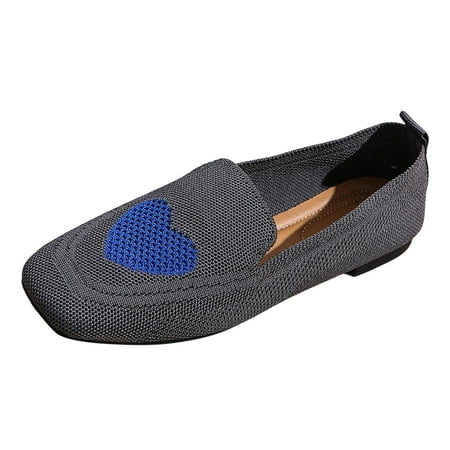 

Jungdeepe Ladies Casual Solid Color Mesh Breathable Fly Weave Shallow Mouth Flat Shoes Shoes Soybean Shoes Casual Shoes Wide Slides Women Leopard Print Sandals for Women Size 12 Work Sandals for Women
