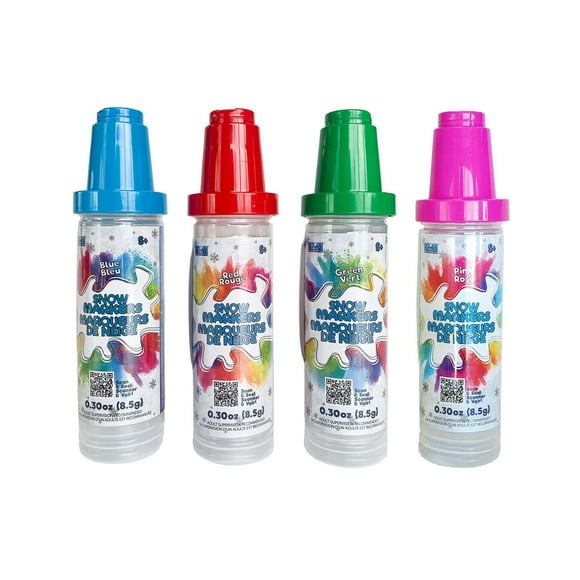 Large Snow Markers Multi-Pack 4 assorted Colors