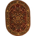 thumbnail image 2 of SAFAVIEH Classic Roderick Oriental Wool Area Rug, Red/Navy, 7'6" x 9'6" Oval, 2 of 10
