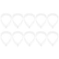 thumbnail image 1 of MasteelfCA 50 Pcs Practical Collar Fixing Strips Collar Fixer Plastic Shirt Collar Strips, 1 of 8