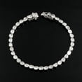 thumbnail image 3 of 1.00 CTW Natural Diamond Polki Eternity Tennis Bracelet 925 Sterling Silver Women Jewelry, 3 of 4