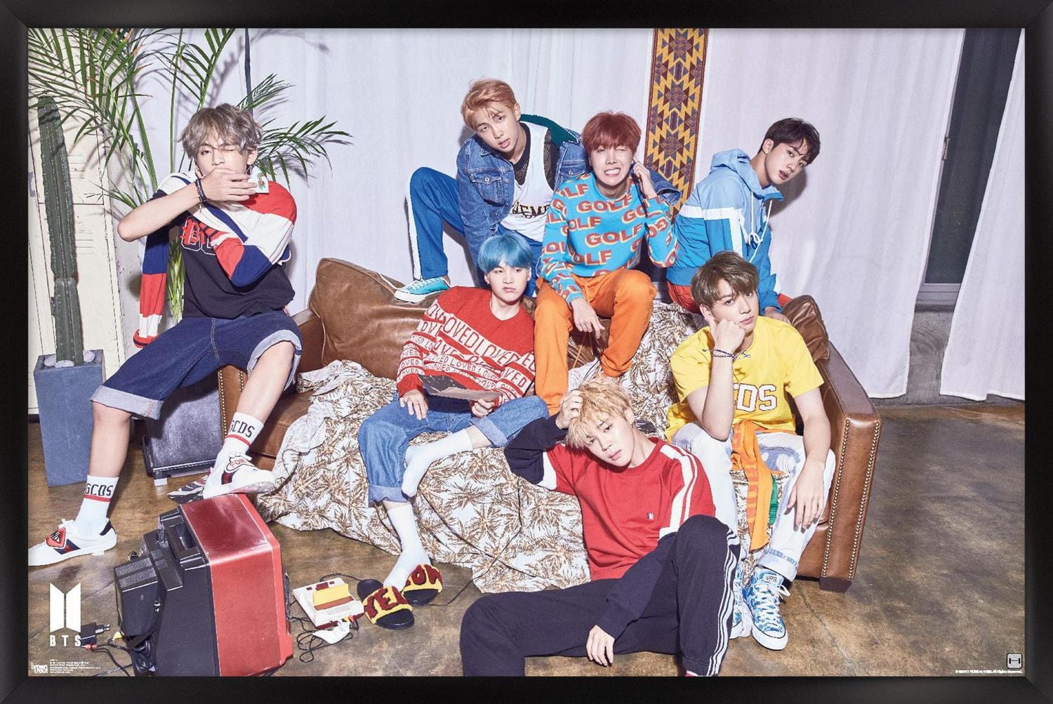 BTS - LOVE YOURSELF ? 'Her' Wall Poster, 22.375" x 34" Framed