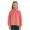 Coral Pink, variant on Coral Fleece Jacket Long Sleeve Full Zip Sherpa Fleece Jacket For Kids 3-12Years