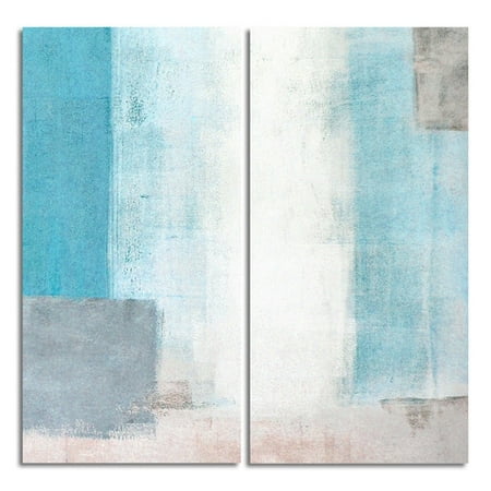 Ready2hangart Bueno Exchange XXVIII' 2 Piece Painting Print on Wrapped Canvas Set