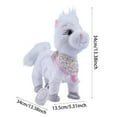 thumbnail image 3 of 2026 Animated Plush Horse – Walking Toy, Electric Stuffed Animal Plush Interactive Horse Toy Figures, Soft Interactive Pony with Joyful Neighing Sounds Dancing, 3 of 6