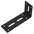 thumbnail image 1 of 1Pcs Supports d'Étagère d'Angle Réglables en Forme de L Industriel Robuste Noir m, 1 of 10