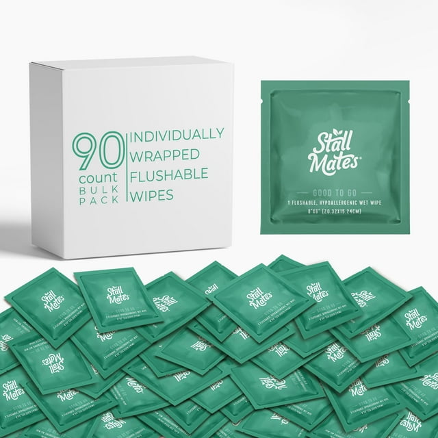 Toallitas desechables Stall Mates 90, envueltas individualmente