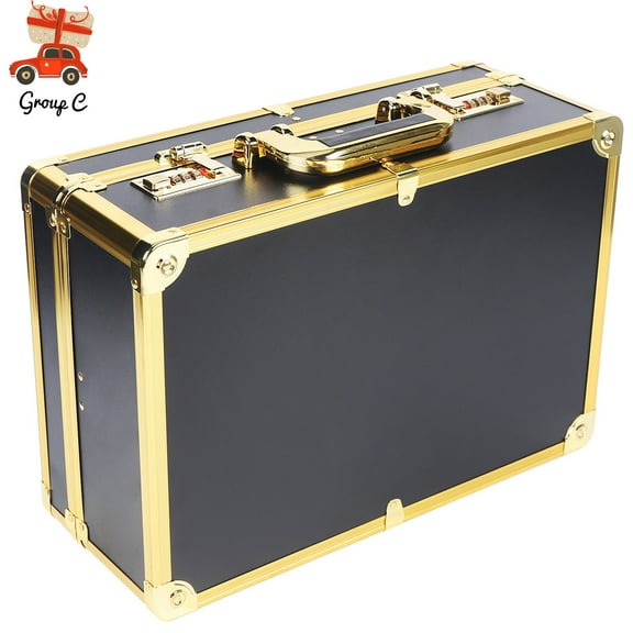 Shzicmy Tool Storage Large Barber Hair Stylist Suitcase Carrying Case Clippers Trimmers