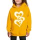 thumbnail image 1 of Sudaderas con capucha para niños y niñas, sudaderas casuales de manga larga, lindas sudaderas de gran tamaño con bolsillo de polar, chaquetas para niñas, 1 of 4