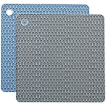 Hot pads 2Pcs Hot Pot Holders Kitchen Countertop Silicone Mats Insulation Silicone Pot Mats Non-slip Table Mats