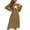 Khaki, variant on Flannel Nightgowns for Women Cute Print Pajamas Dress Fuzzy Fleece Sleepwear Cozy Long Sleeve Sleep Dress Soft Thicken Warm Winter Loungewear Khaki M