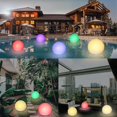 thumbnail image 4 of 3pcs Outdoor Solar Lights Solar Ground Light for Garden 8 Colors Solar Garden Lights IP68 Waterproof LED Solar Lights with Remote Control for Pond, La, 4 of 5