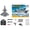 Grey, variant on RC Airplane 4 Channel Remote Control Fighter Jet, 2.4GHz EVA Foam Fixed Wing RC Plane with 3D/6G Mode, Dual Motors & Inverted Flight for Beginners (4 Battery)