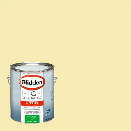 Glidden High Endurance, Interior Paint and Primer, Chic Yellow, # 60YY (Best Shabby Chic Paint)